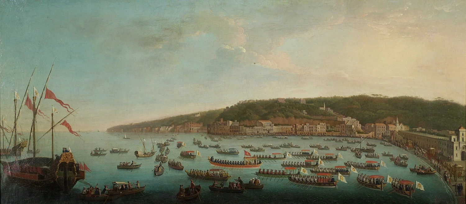 Partenza di Ferdinando IV per Posilippo con barche reali - Kunsthistorisches Museum